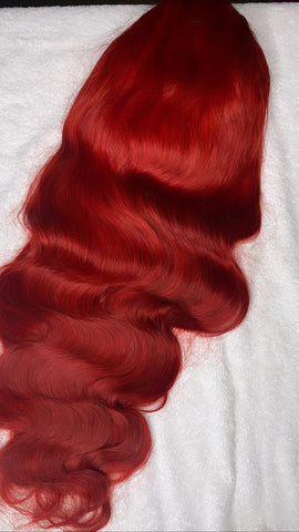 RED Frontal Wig